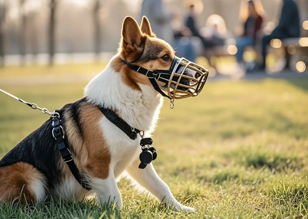 Adiestramiento de perros en el parque