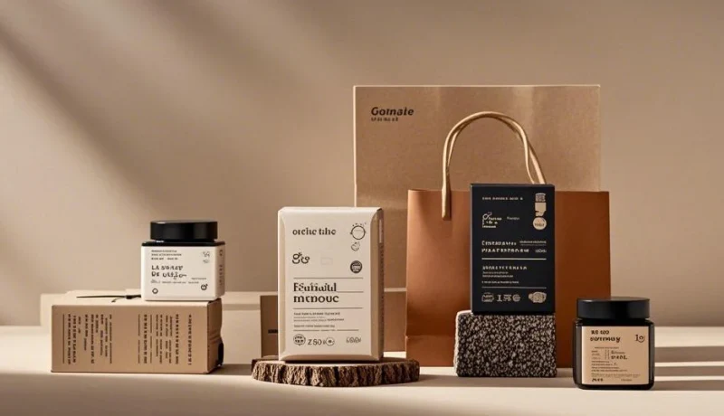 Tendenze moderne nel design di imballaggi minimalisti ed eco-consapevoli.
