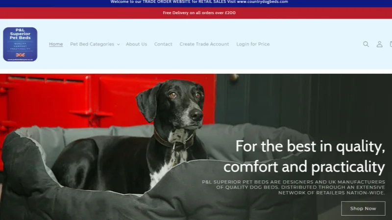 Produttori di cucce per cani, cucce per cani nel Regno Unito, comfort per animali domestici