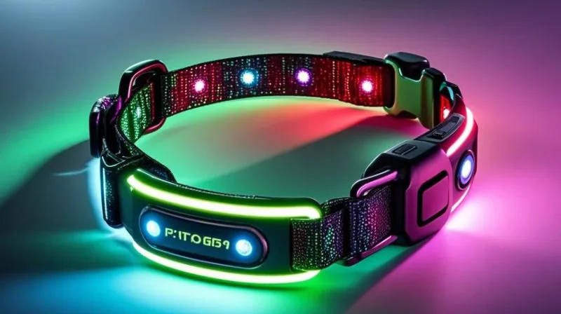 Collare per cani a LED personalizzato
