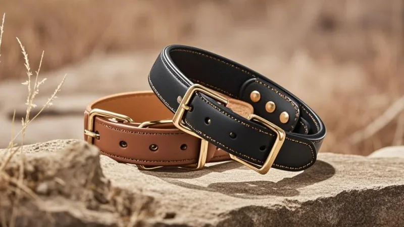 Top Leder Hundehalsbänder