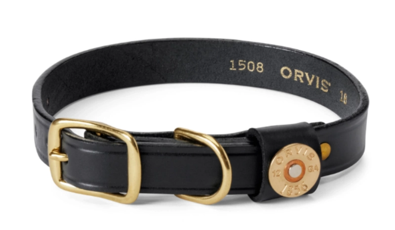 Orvis Hundehalsband aus gepolstertem Leder