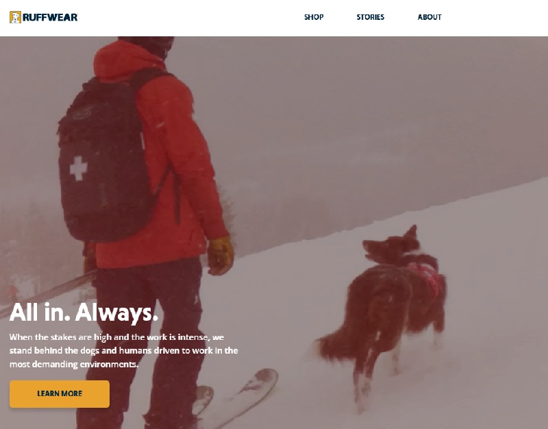 сайт ruffwear